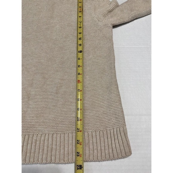 J.Crew‎ Women's Beige Long Sleeve Turtle Neck Pullover Sweater Size XS 5% Wool - Picture 12 of 14